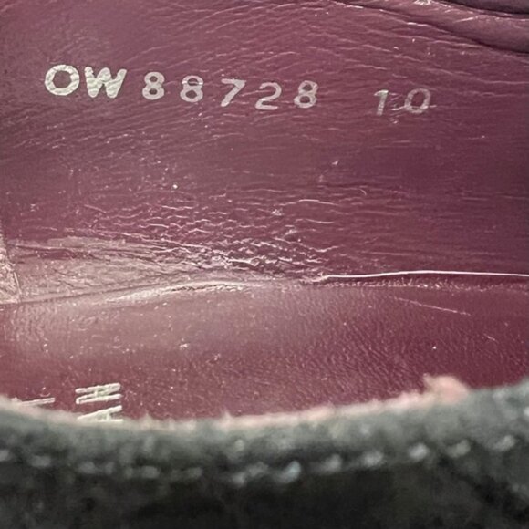 STUART WEITZMAN Made in Spain 🇪🇸 Black Suede Pumps Chunky Heel OW88728 Sz 10‎ - Picture 14 of 16